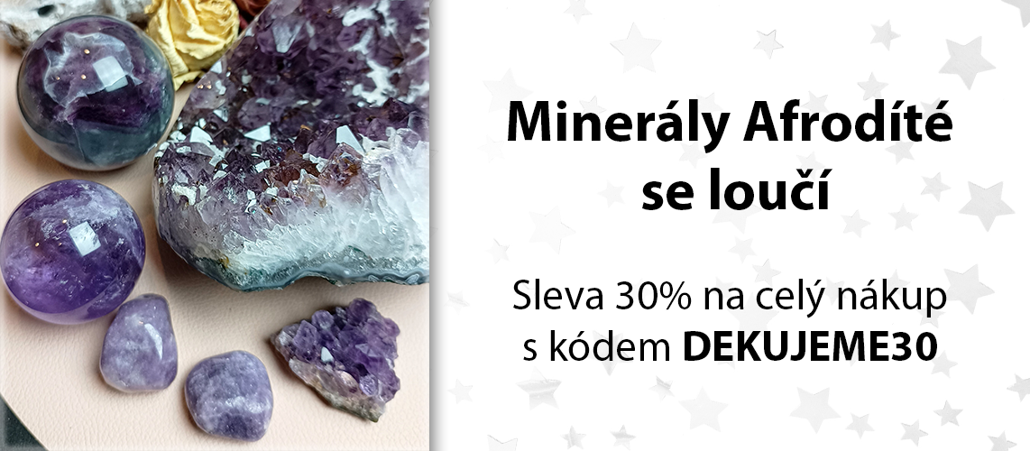 Minerály Afrodíté se loučí